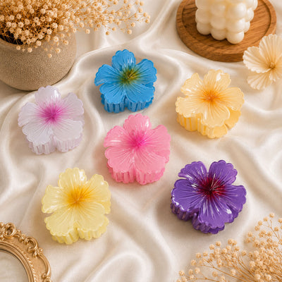 Hibiscus Flower Hair Claw Clip | KEYUMI