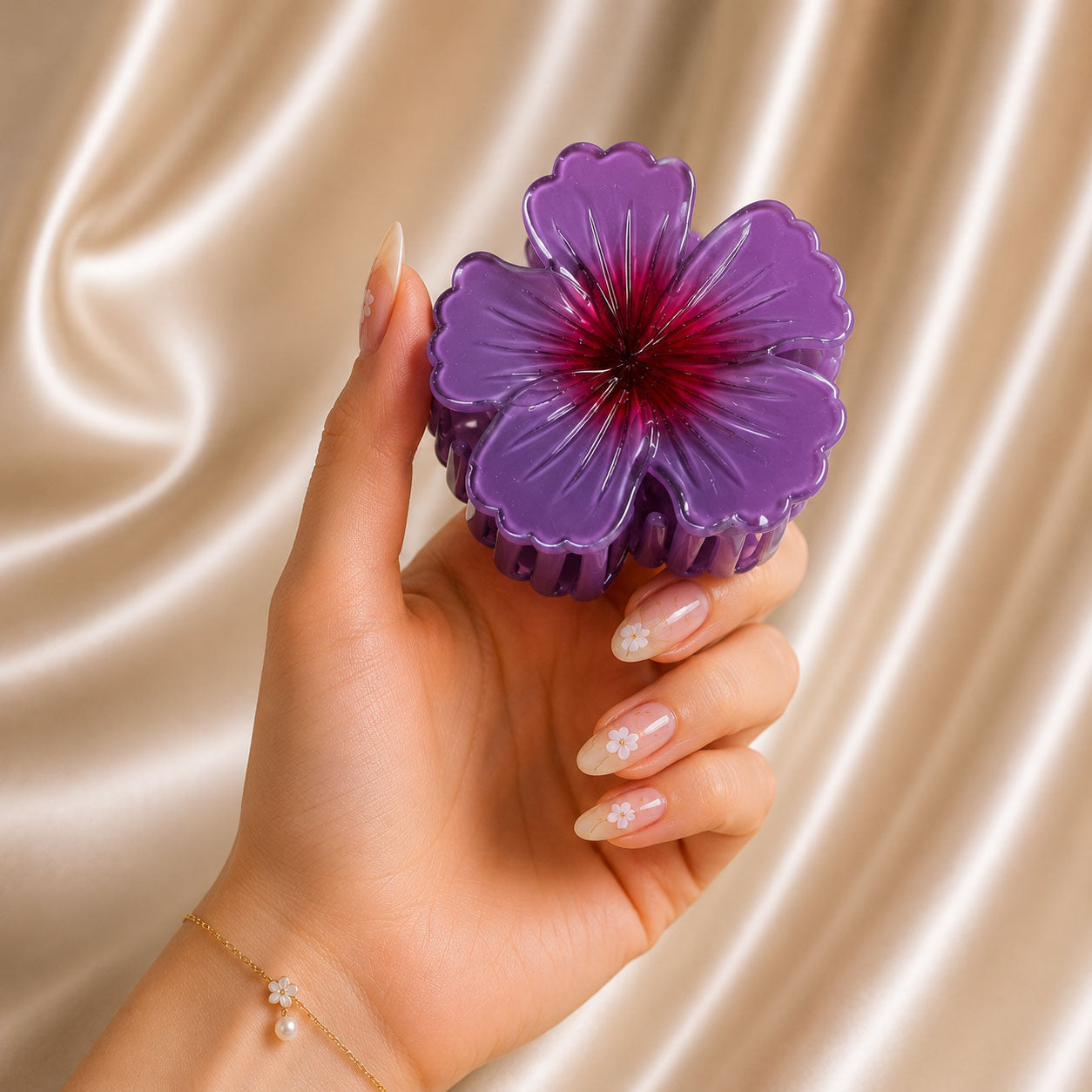 Hibiscus Flower Hair Claw Clip | KEYUMI