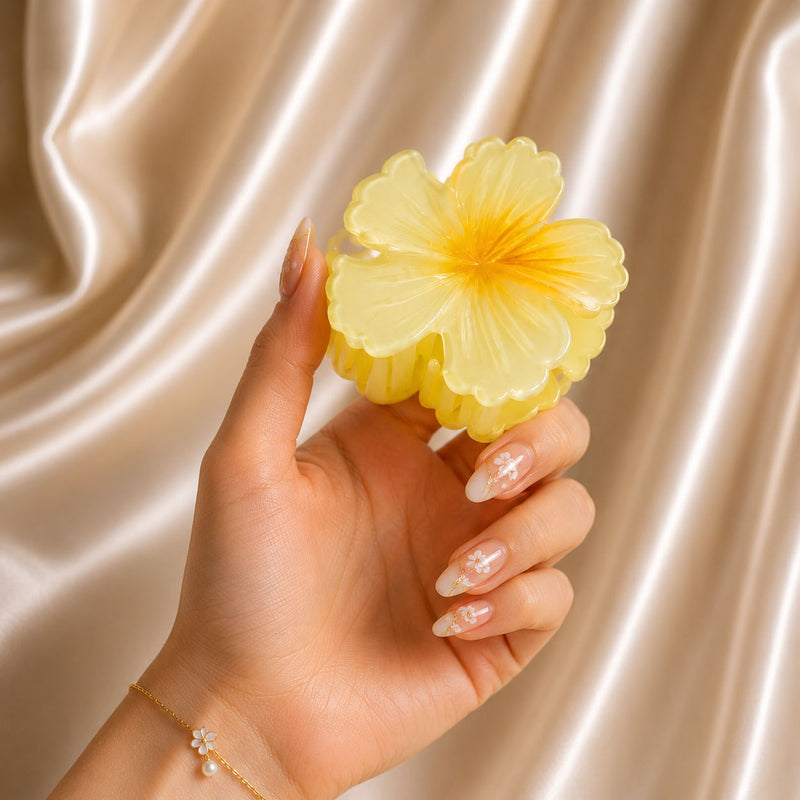 Hibiscus Flower Hair Claw Clip | KEYUMI