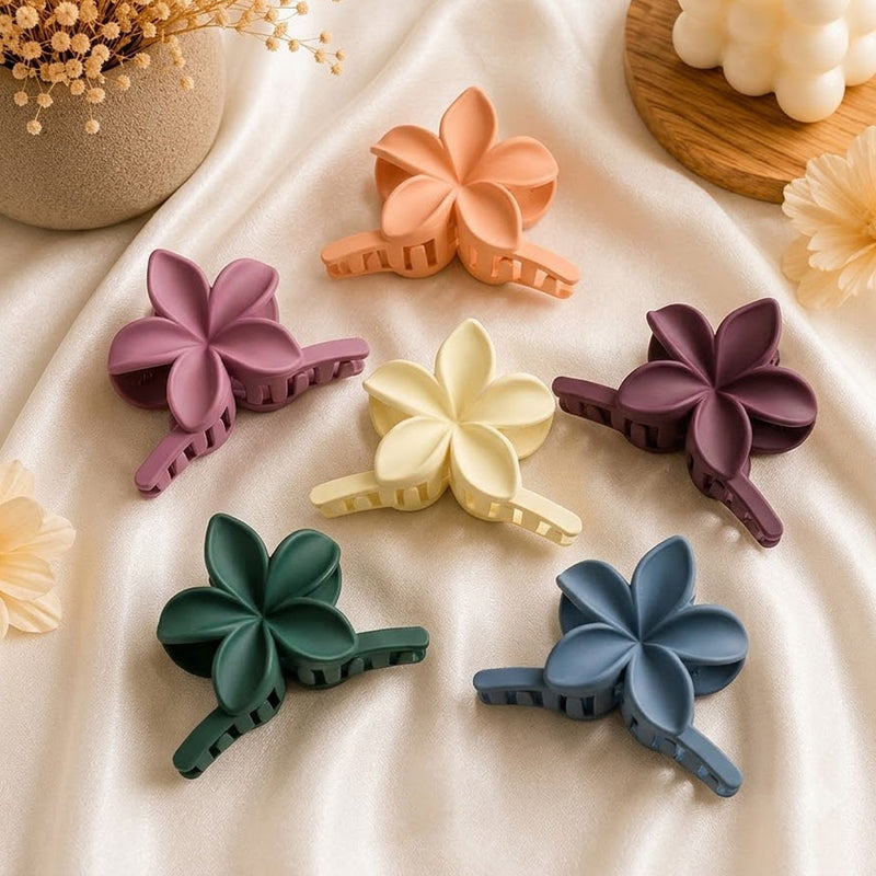 Plumeria Flower Hair Claw Clip | KEYUMI