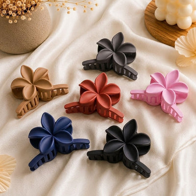 Plumeria Flower Hair Claw Clip | KEYUMI